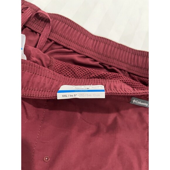 Columbia Women’s Sandy River II Shorts Size XXL Red Omni-Shield Hiking Outdoor - Picture 7 of 8